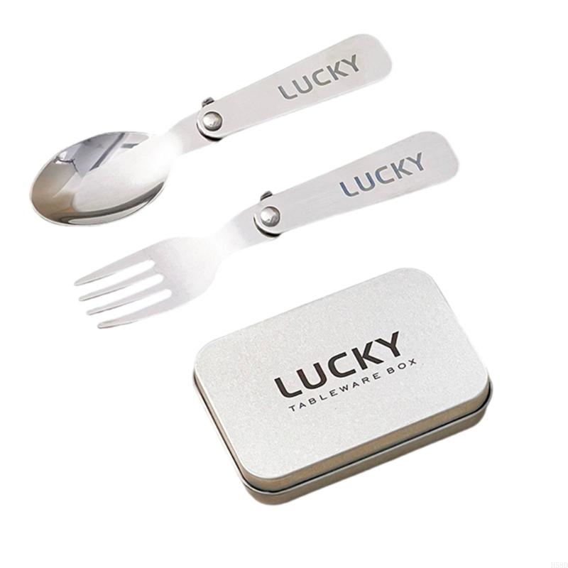 Camping Cooking Box Set - Juego cubiertos plegables para acampar aire