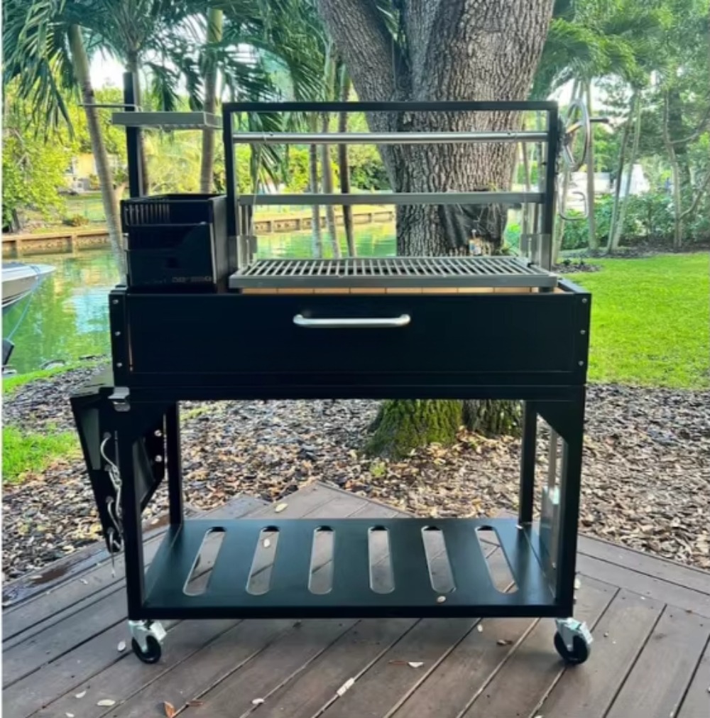 Camping Cooking Equipment Electric - Parrilla argentina ajustable en altura estilo