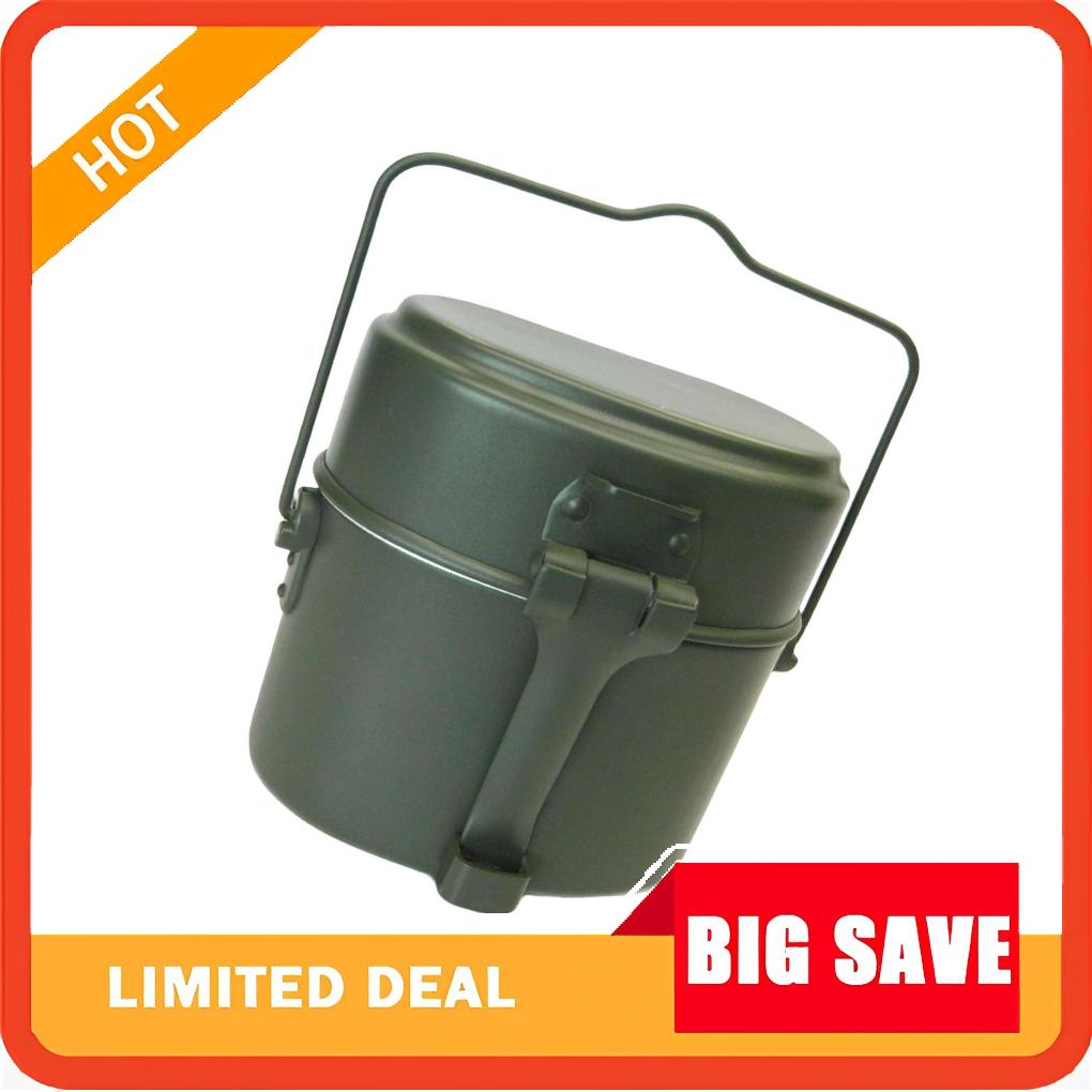 Camping Cooking Box Set - Juego de 3 piezas de ollas