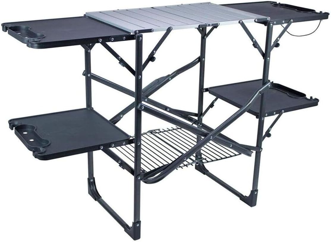 Camping Cooking Portable - Mesa de cocina portátil plegable y