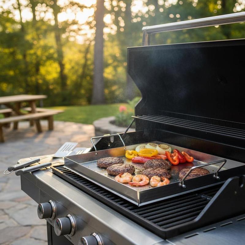 Camping Cooking Wok - Plancha universal de superficie plana de