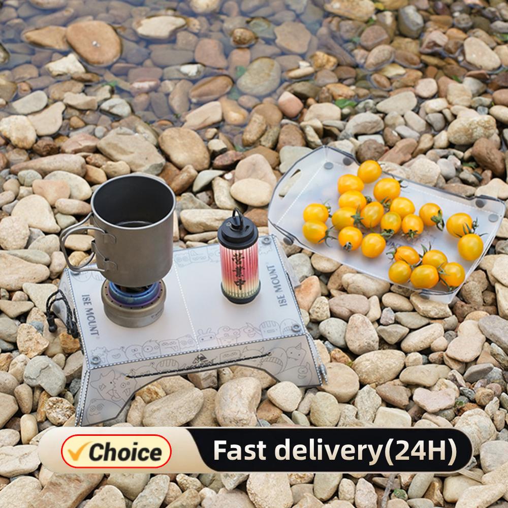 Camping Cooking Table Foldable - Mini mesa de Camping plegable portátil,