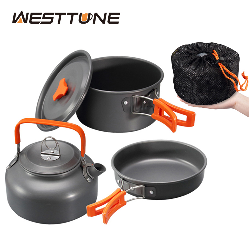 Camping Cooking Full Set - WESTTUNE-Kit de utensilios de cocina para