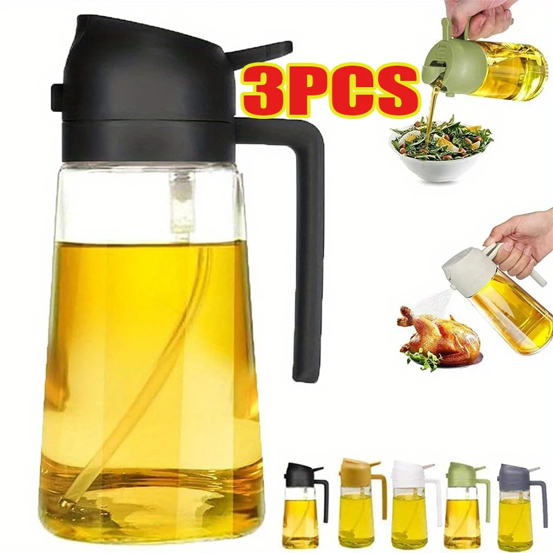 Camping Cooking Full Set - Rociador de Aceite 2 en 1,