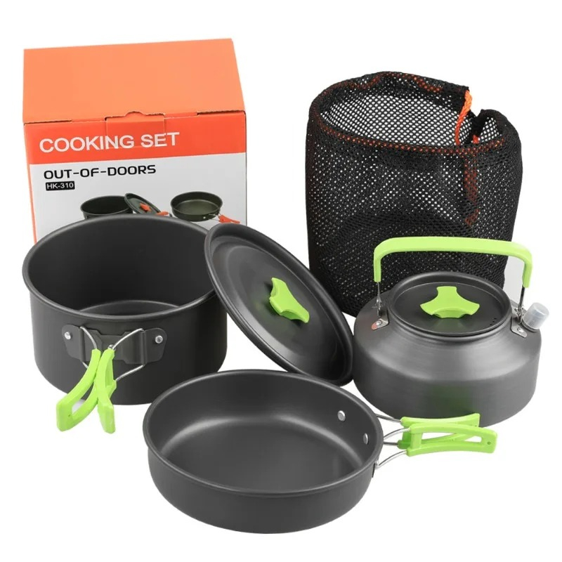 Camping Cooking Full Set - Juego de Cocina para Acampar, Juego
