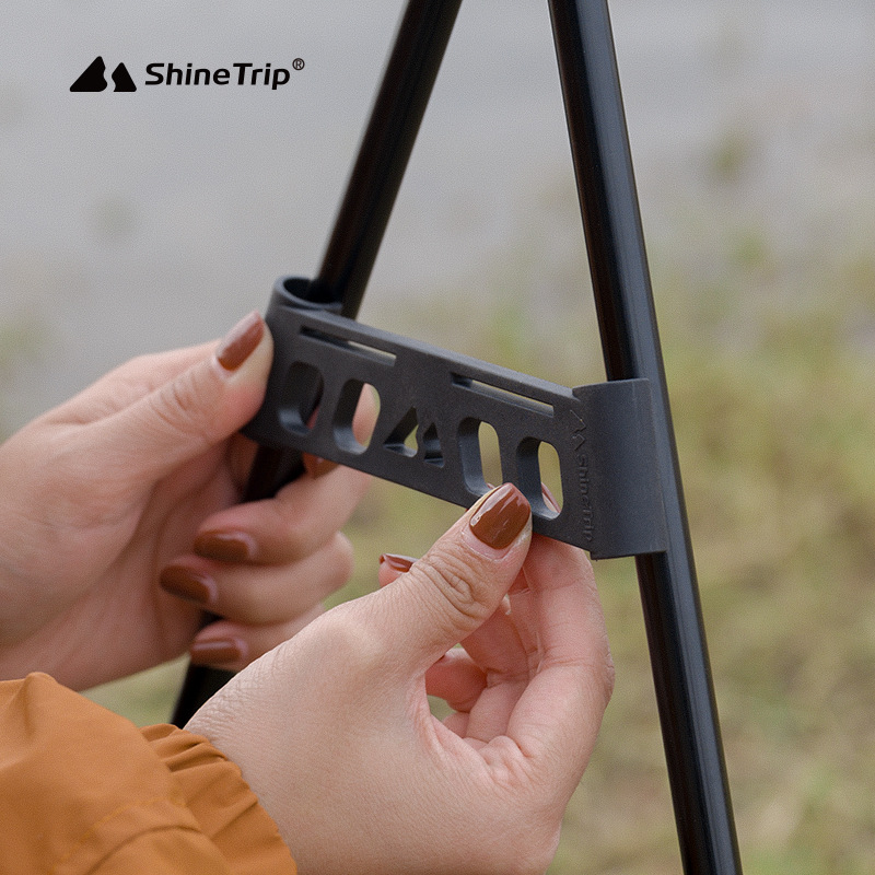 Camping Cooking Utensil Holder - Shine Trip-estante triangular para acampar al