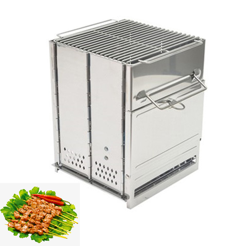Camping Cooking Portable - Estufa de Leña Portátil Desmontable para