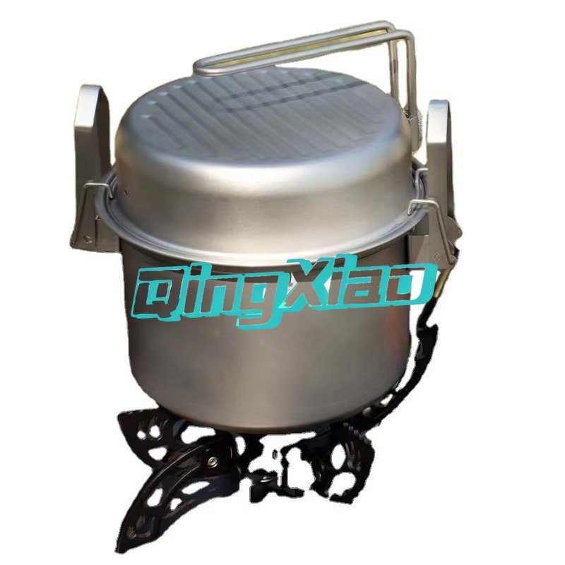 Camping Cooking Portable - Olla Multifuncional de Acero Inoxidable 304