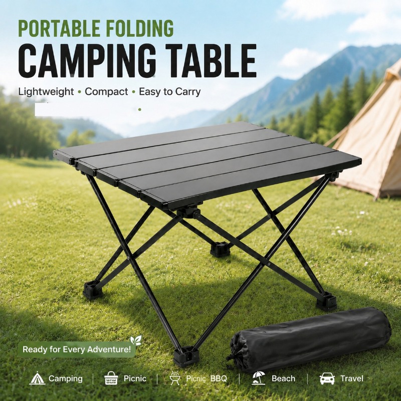 Camping Cooking Table Foldable - Mesa de Camping Plegable Ligera y