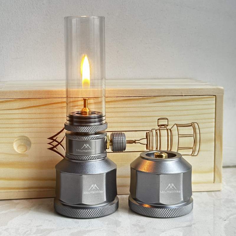 Campfire Cooking - Lámpara de gas para acampar, linterna