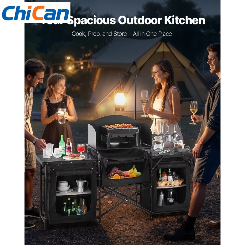 Camping Cooking Cupboard - 【Producto Popular】Mesa de Cocina Portátil VEVOR