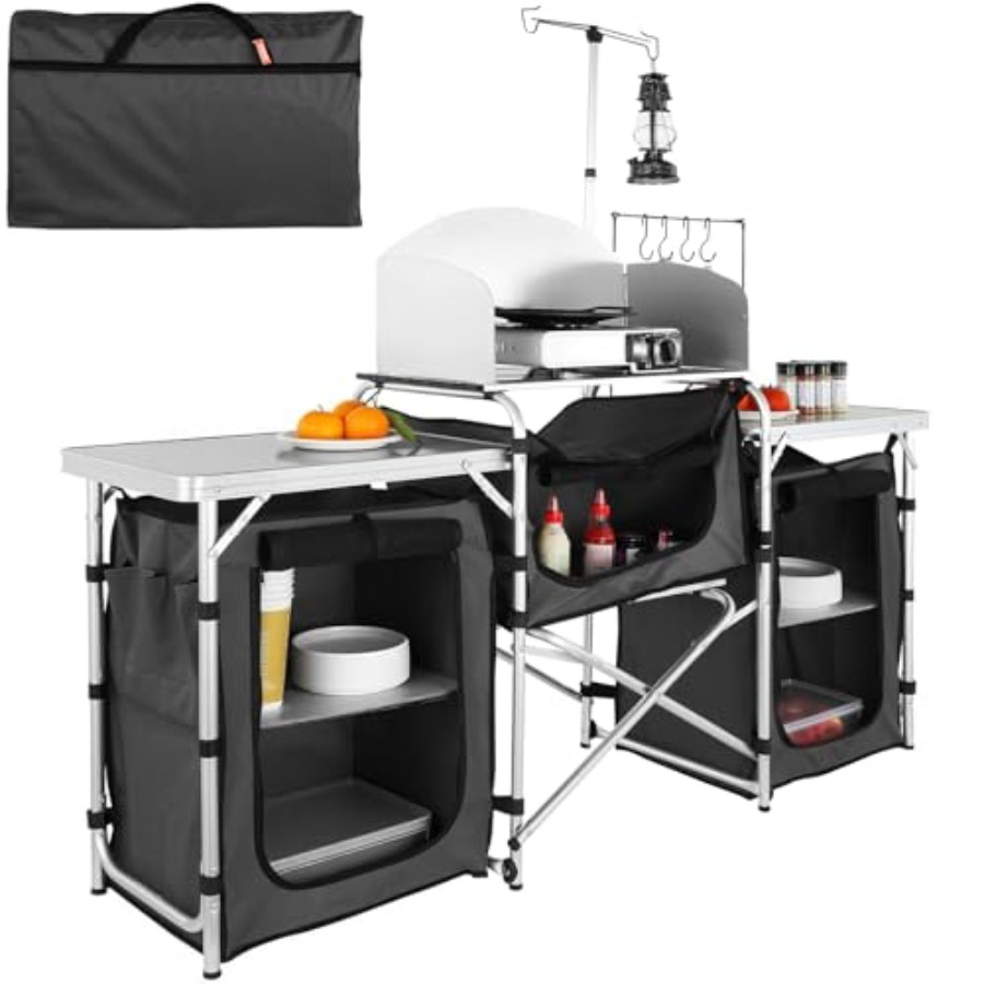 Camping Cooking Cupboard - Mesa de Cocina para Camping, Mesa