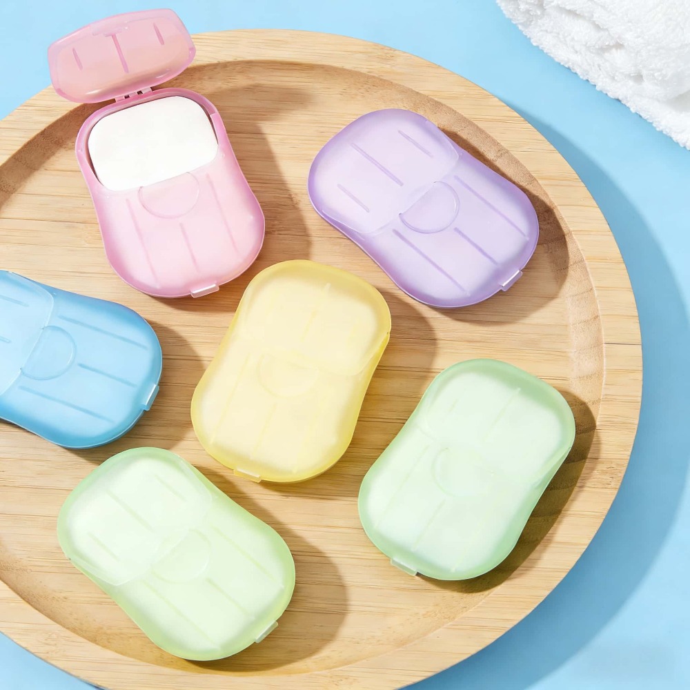 Biodegradable Soap Camp - Hojas de Jabón de Papel Desechables