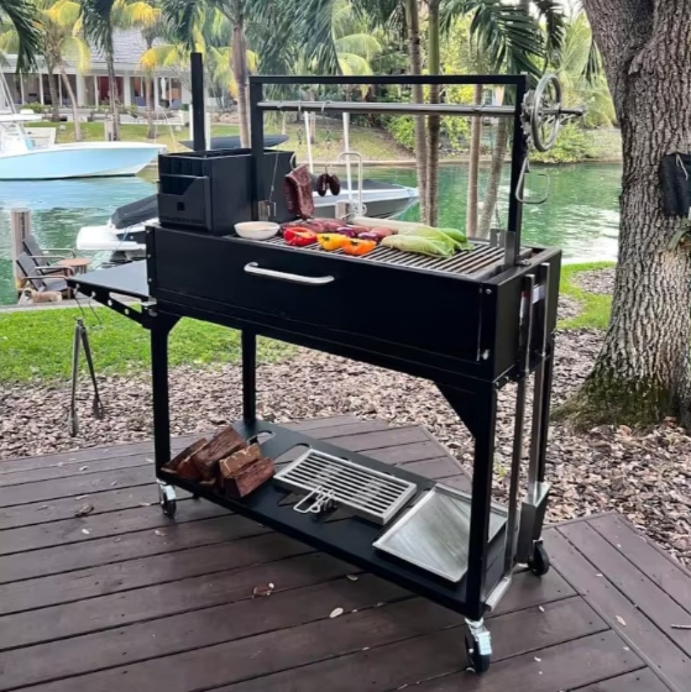 Parrilla argentina ajustable e - Camping Cooking Equipment Electric reseña y precio