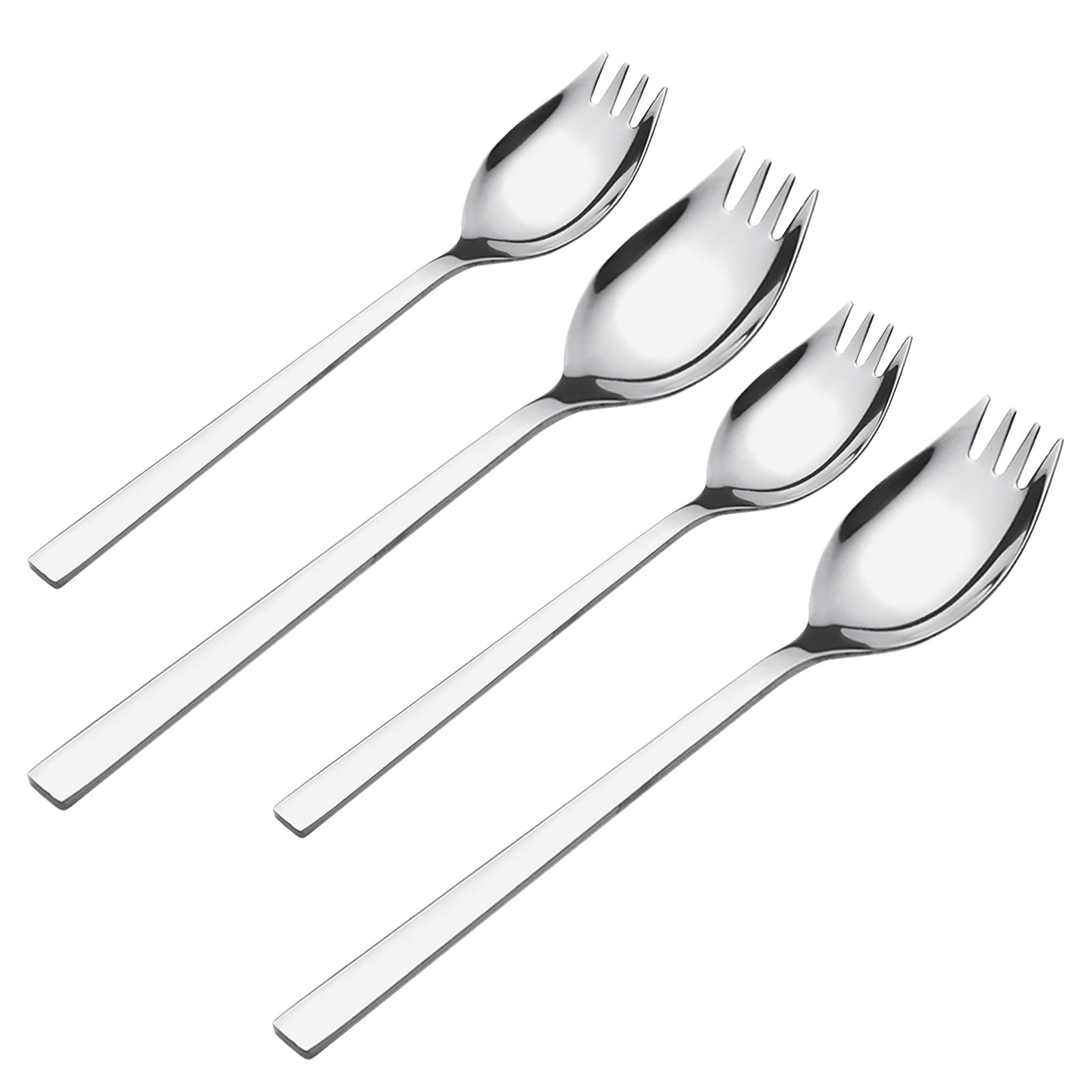 Juego de 4 Cuchara-Tenedor de  - Camp Spork Set reseña y precio