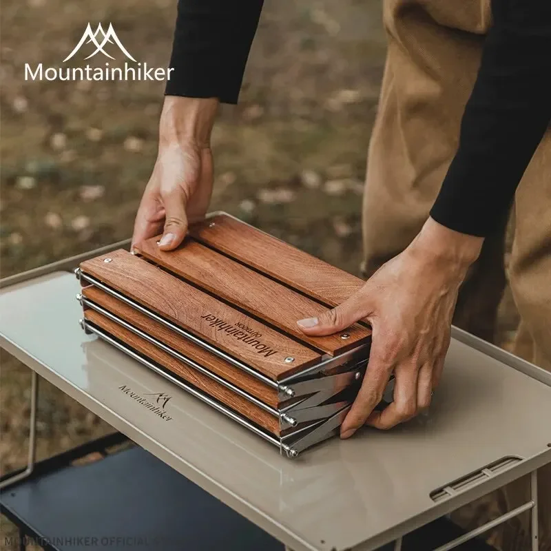 MOUNTAINHIKER Estante de Tres  - Camping Cooking Table Foldable reseña y precio