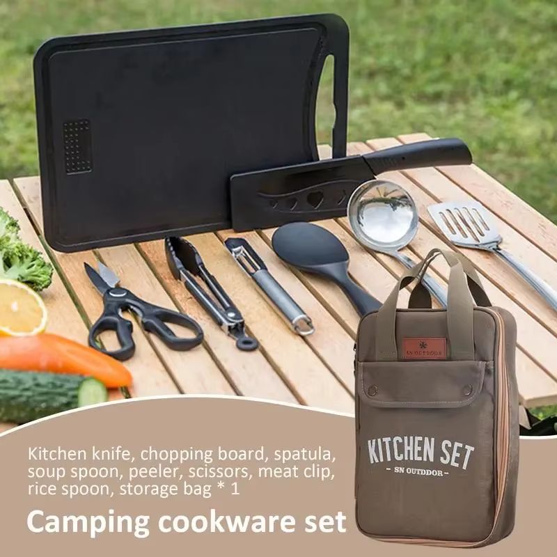 Juego de Utensilios de Cocina  - Camping Cooking Full Set reseña y precio
