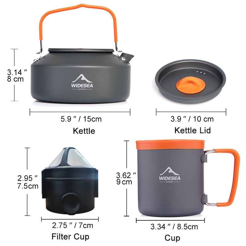 Widesea-Juego de utensilios de - Camping Cooking Box Set reseña y precio