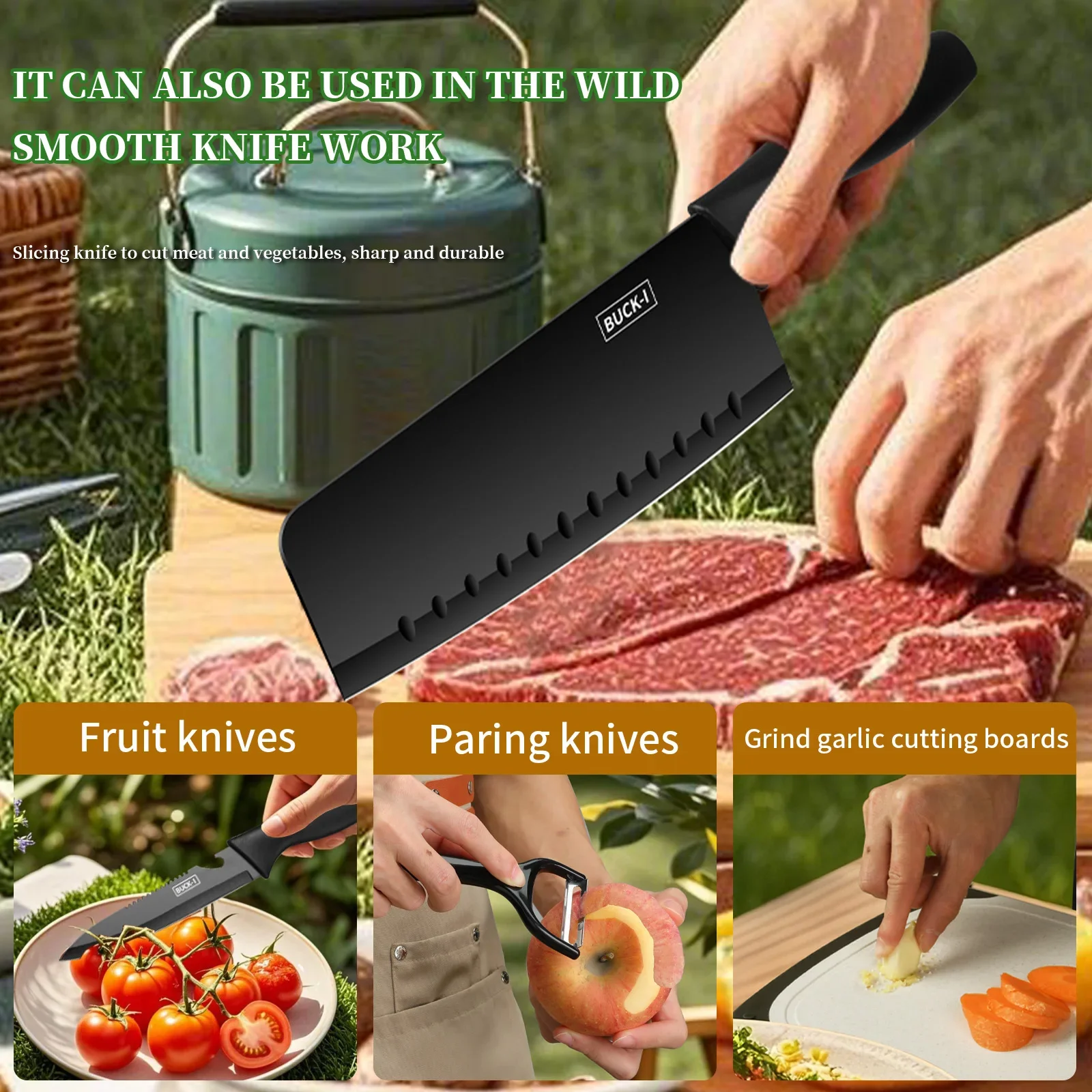 Juego de utensilios portátiles - Camping Cooking Bundle reseña y precio