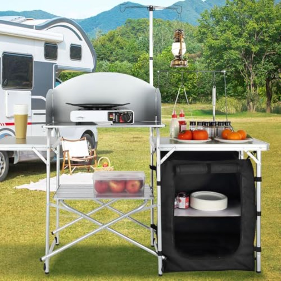 Mesa de Cocina para Camping, M - Camping Cooking Cupboard reseña y precio