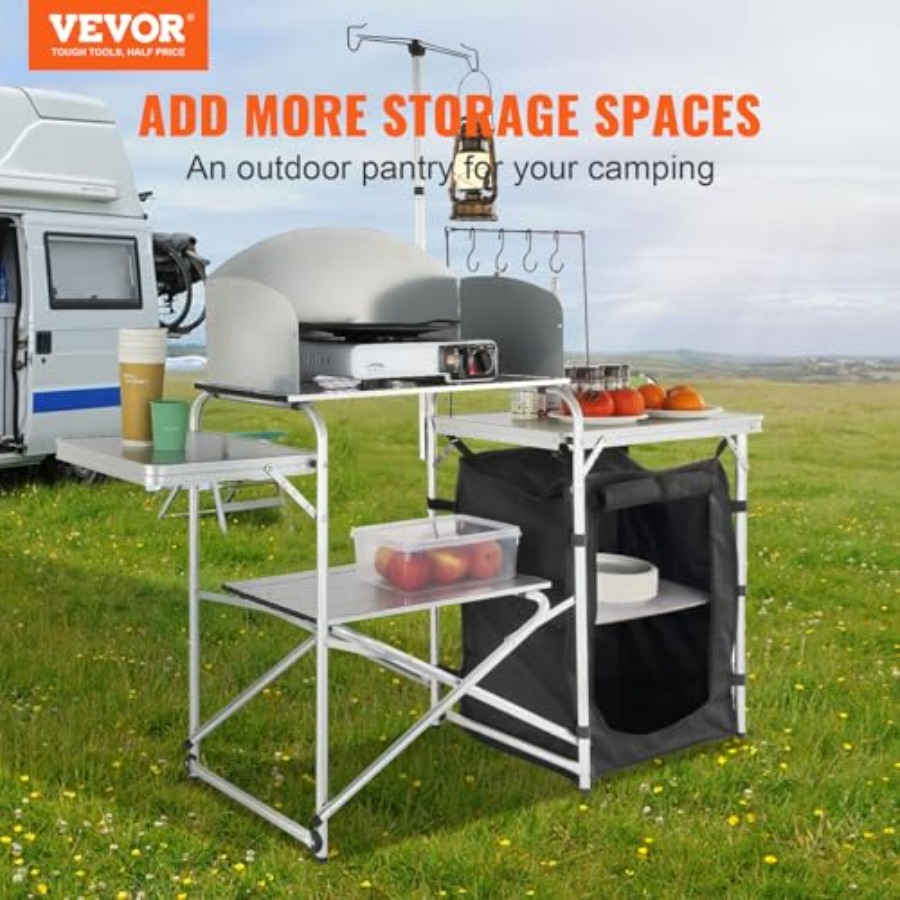 Mesa de Cocina para Camping, M - Camping Cooking Cupboard reseña y precio