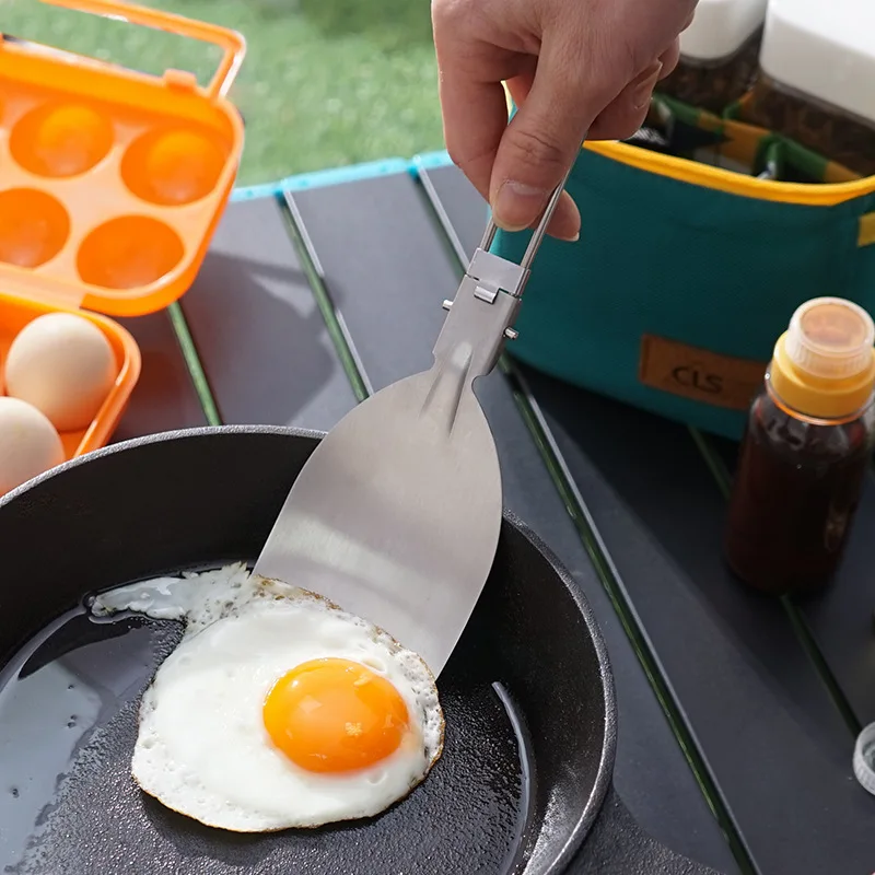 Espátula plegable para acampar - Quechua Camping Cooking Set reseña y precio