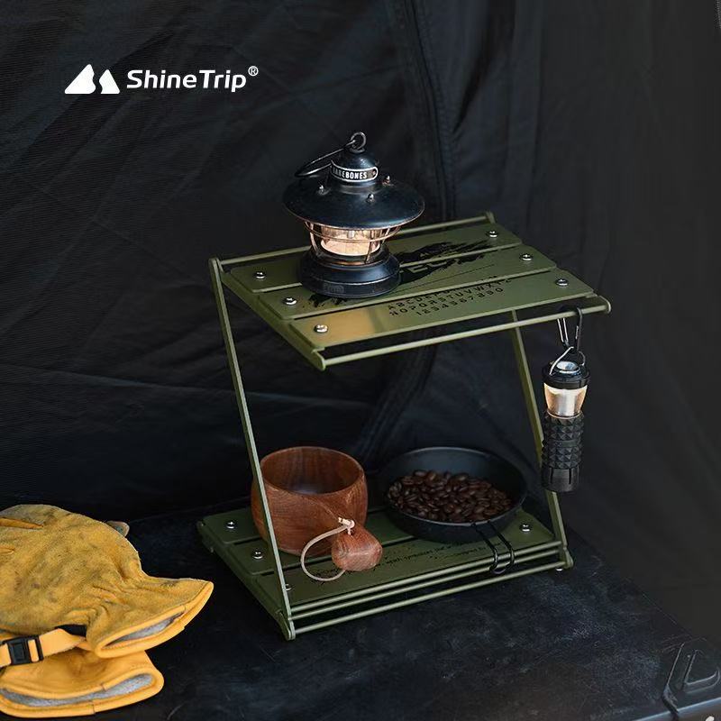 ShineTrip - Soporte Plegable T - Camping Cooking Table Foldable reseña y precio