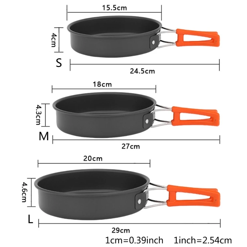Sartén portátil con bolsa alma - Camping Cooking Wok reseña y precio