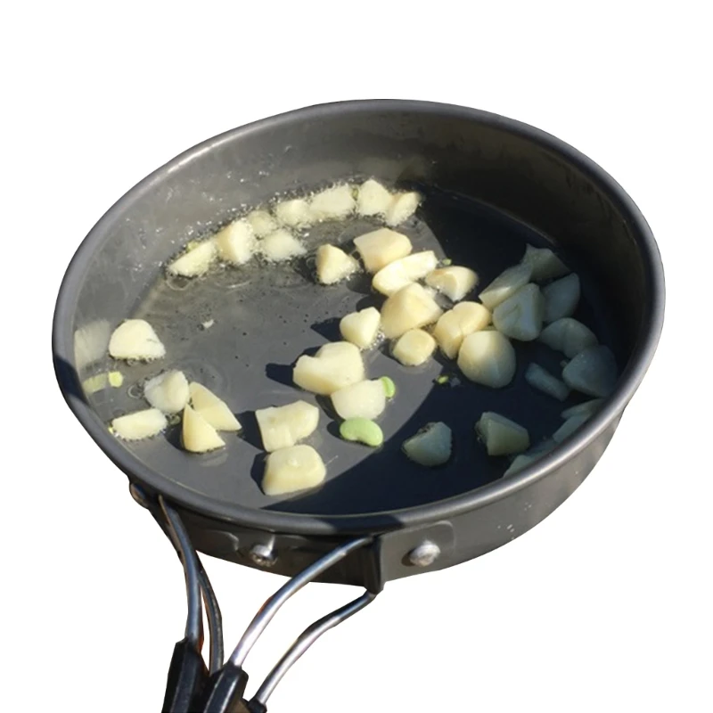 Sartén portátil con bolsa alma - Camping Cooking Wok reseña y precio