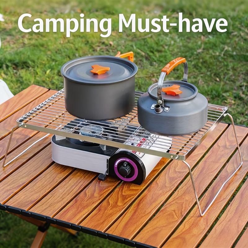 Soporte portátil plegable de a - Campfire Cooking reseña y precio