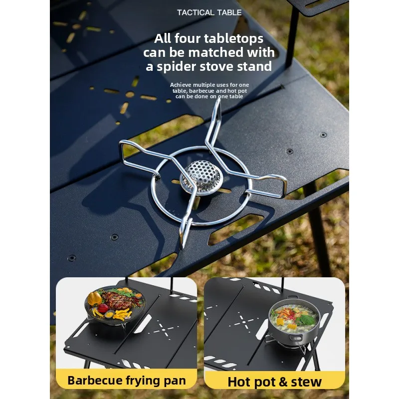 Mesa plegable de aleación de a - Camping Cooking Table Foldable reseña y precio
