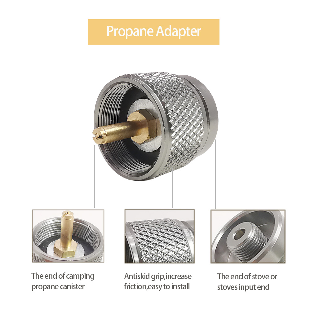 Adaptador de butano para estuf - Campfire Cooking reseña y precio