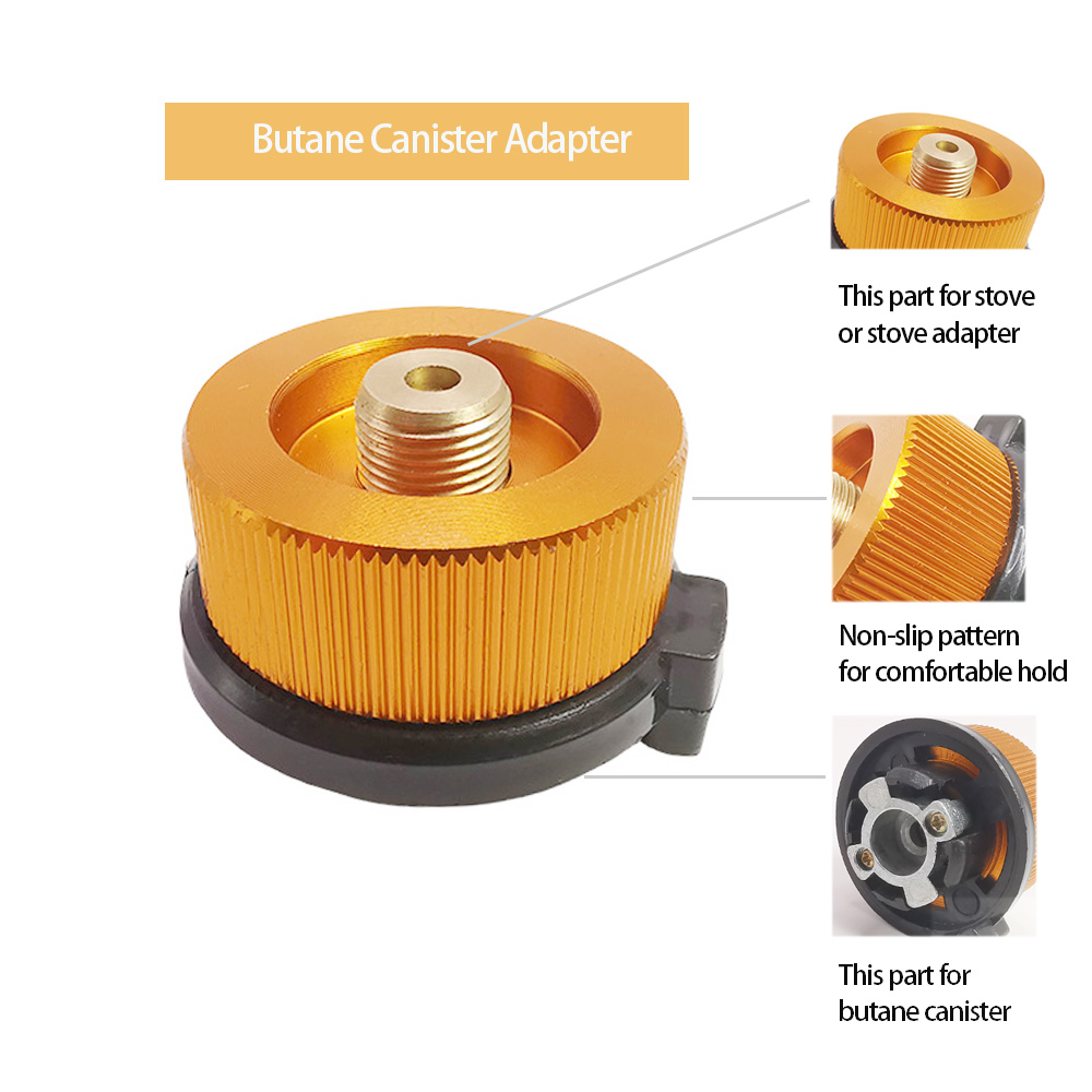 Adaptador de butano para estuf - Campfire Cooking reseña y precio