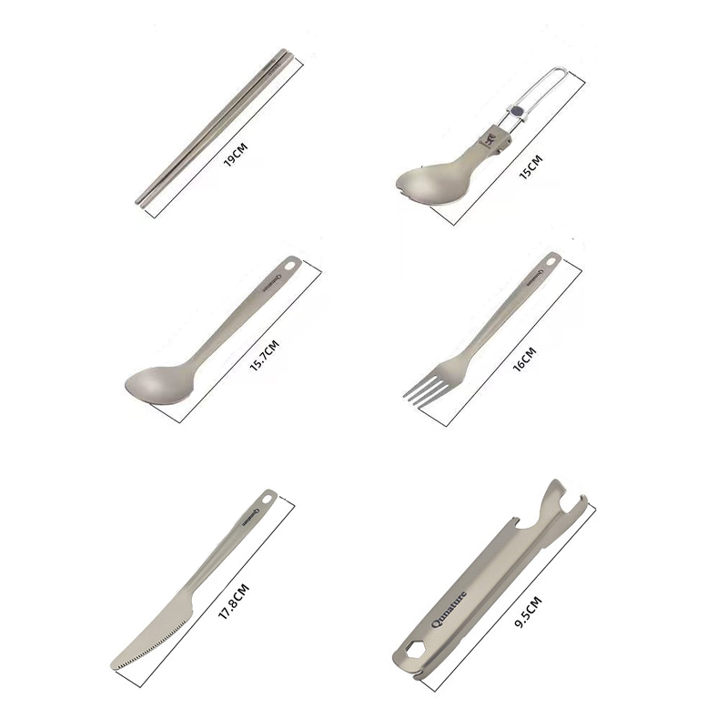 Cuchara de Titanio para Campin - Camp Spork Set reseña y precio