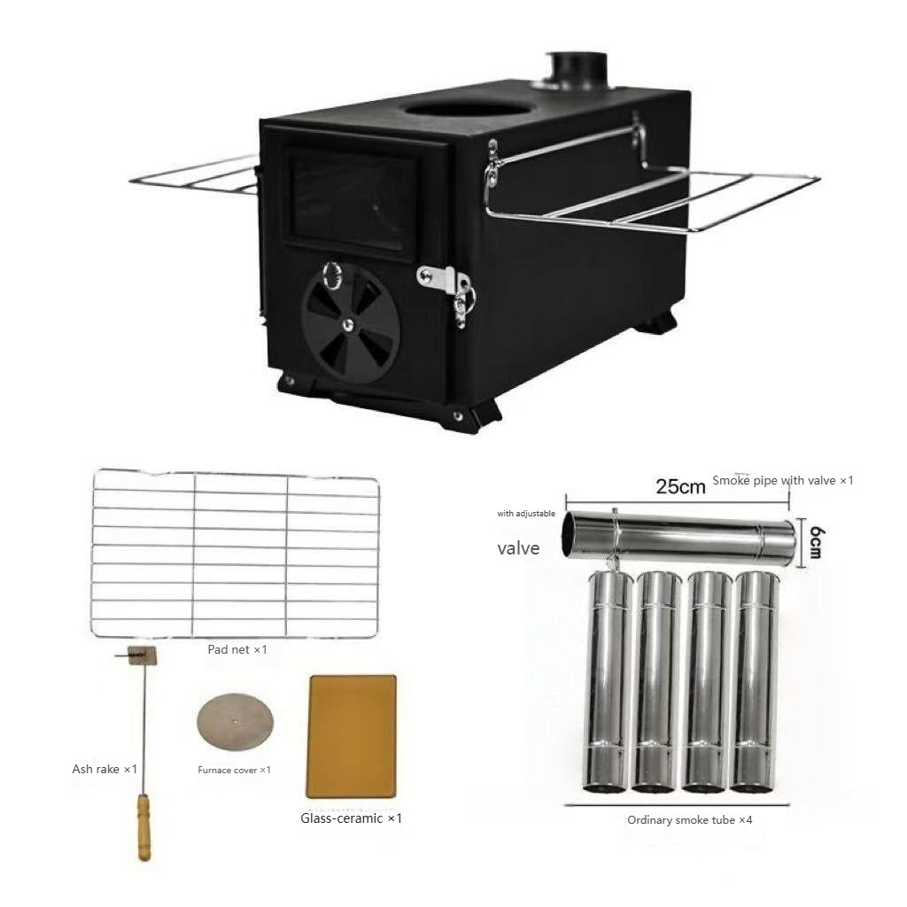 Estufa de Leña de Acero al Car - Camping Cooking Portable reseña y precio