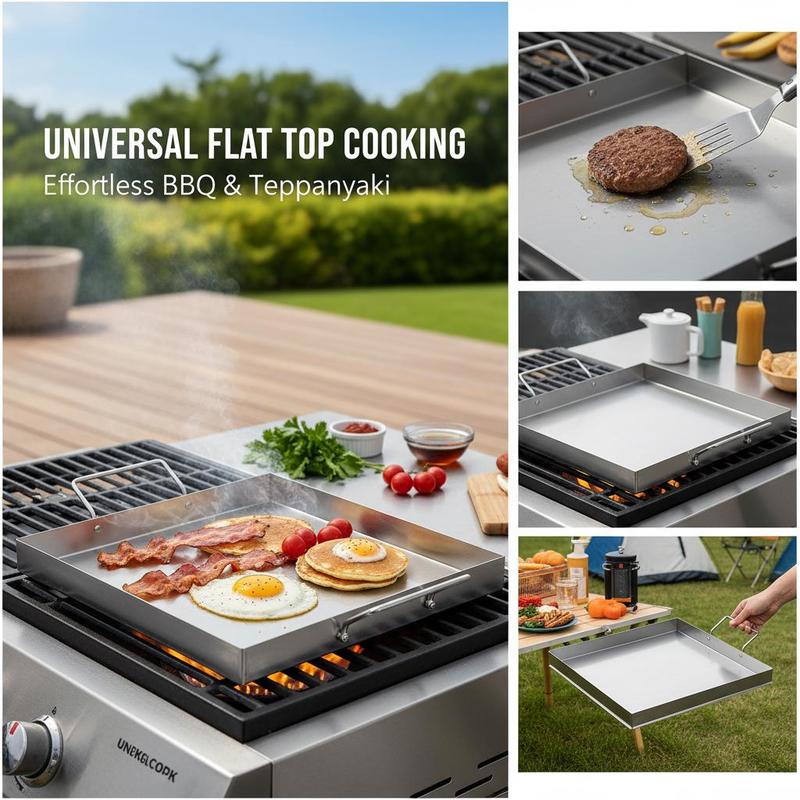Plancha universal de superfici - Camping Cooking Wok reseña y precio