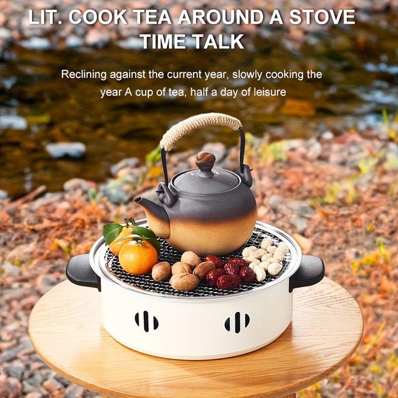 Estufa de barbacoa portátil, s - Camping Cooking Cupboard reseña y precio