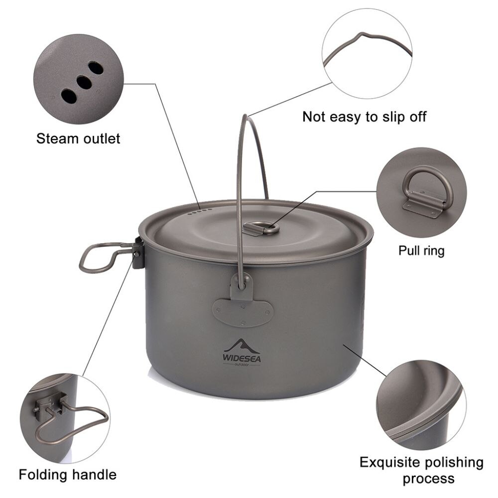 Widesea-vajilla para acampar,  - Camping Cooking Full Set reseña y precio