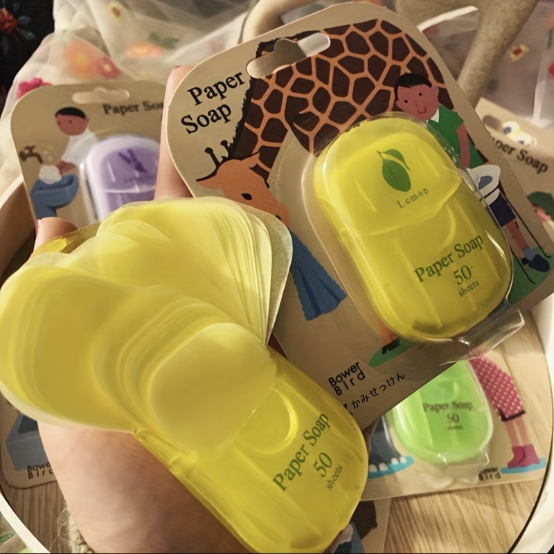 50 hojas de jabón portátiles | - Biodegradable Soap Camp reseña y precio