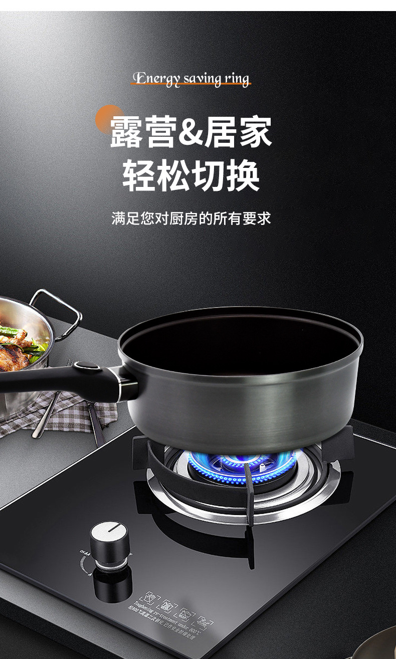 Sartén antiadherente Bulin 202 - Camping Cooking Wok reseña y precio