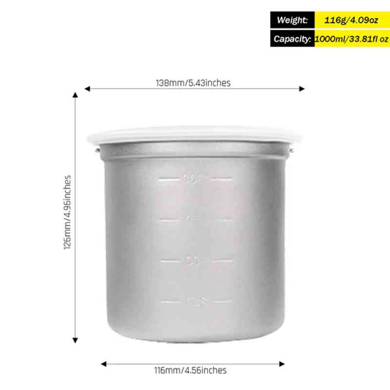 Silverant-olla de titanio para - Campfire Cooking reseña y precio