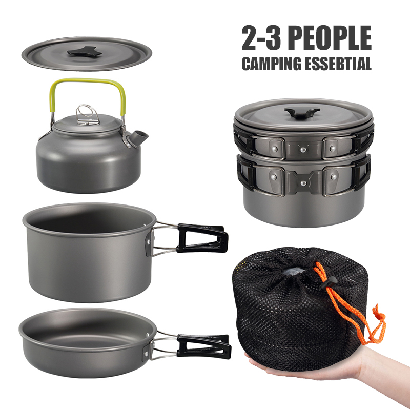 WESTTUNE-Kit de utensilios de  - Camping Cooking Full Set reseña y precio