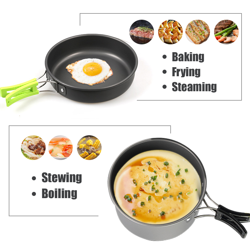WESTTUNE-Kit de utensilios de  - Camping Cooking Full Set reseña y precio