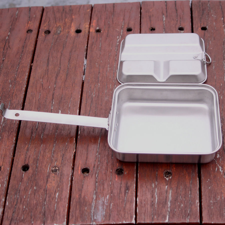 Fiambrera cuadrada portátil pa - Camping Cooking Box Set reseña y precio