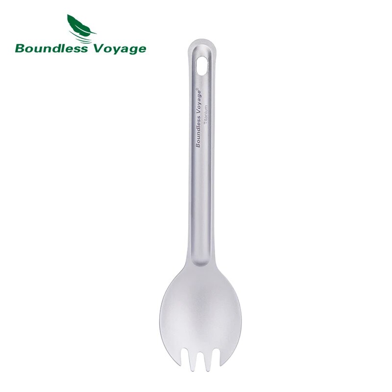 Cubiertos de titanio Boundless - Camp Spork Set reseña y precio
