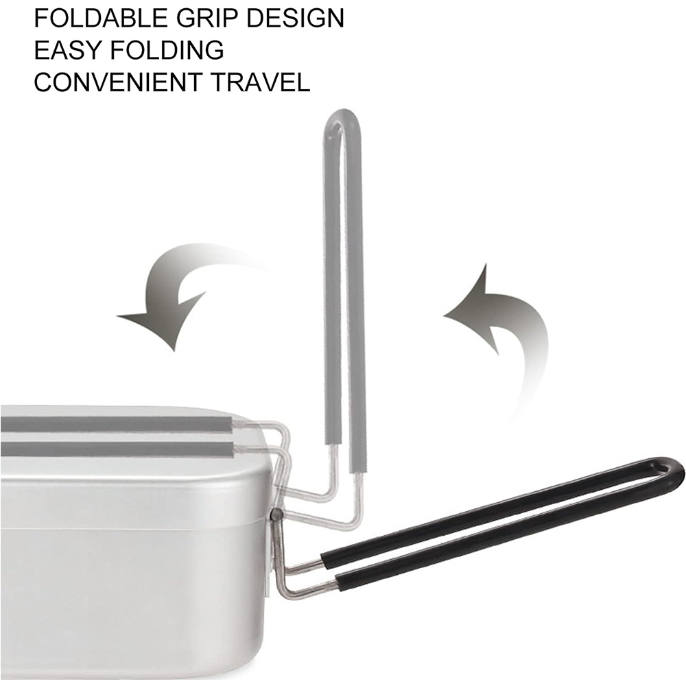Fiambreras de aluminio de 800M - Camping Cooking Box Set reseña y precio