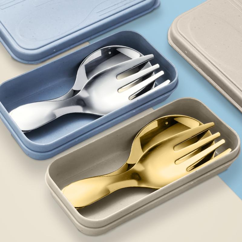 Juego de vajilla de acero inox - Camping Cooking Portable reseña y precio