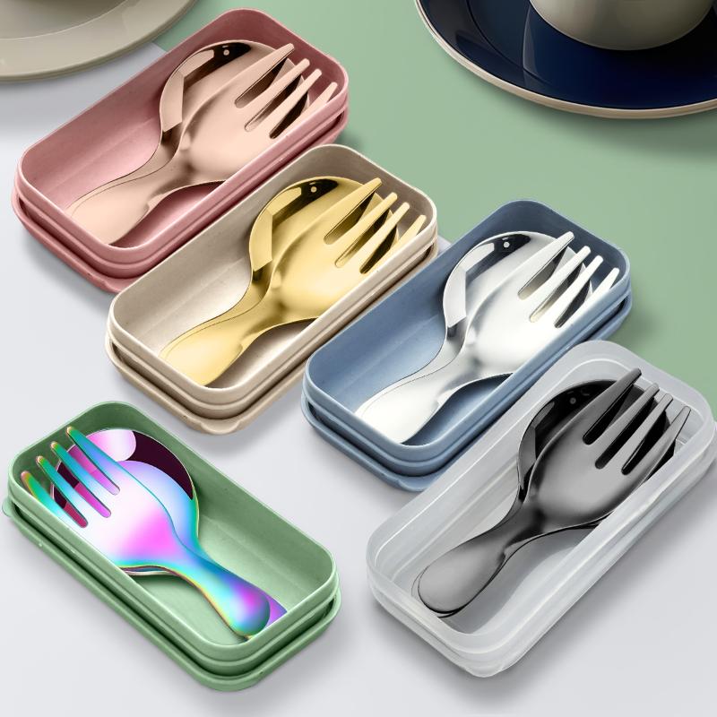 Juego de vajilla de acero inox - Camping Cooking Portable reseña y precio