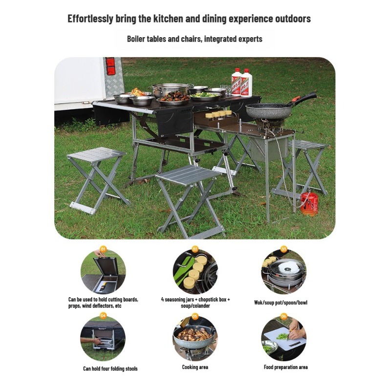 Cocina Móvil para Exteriores,  - Camping Cooking Equipment Electric reseña y precio