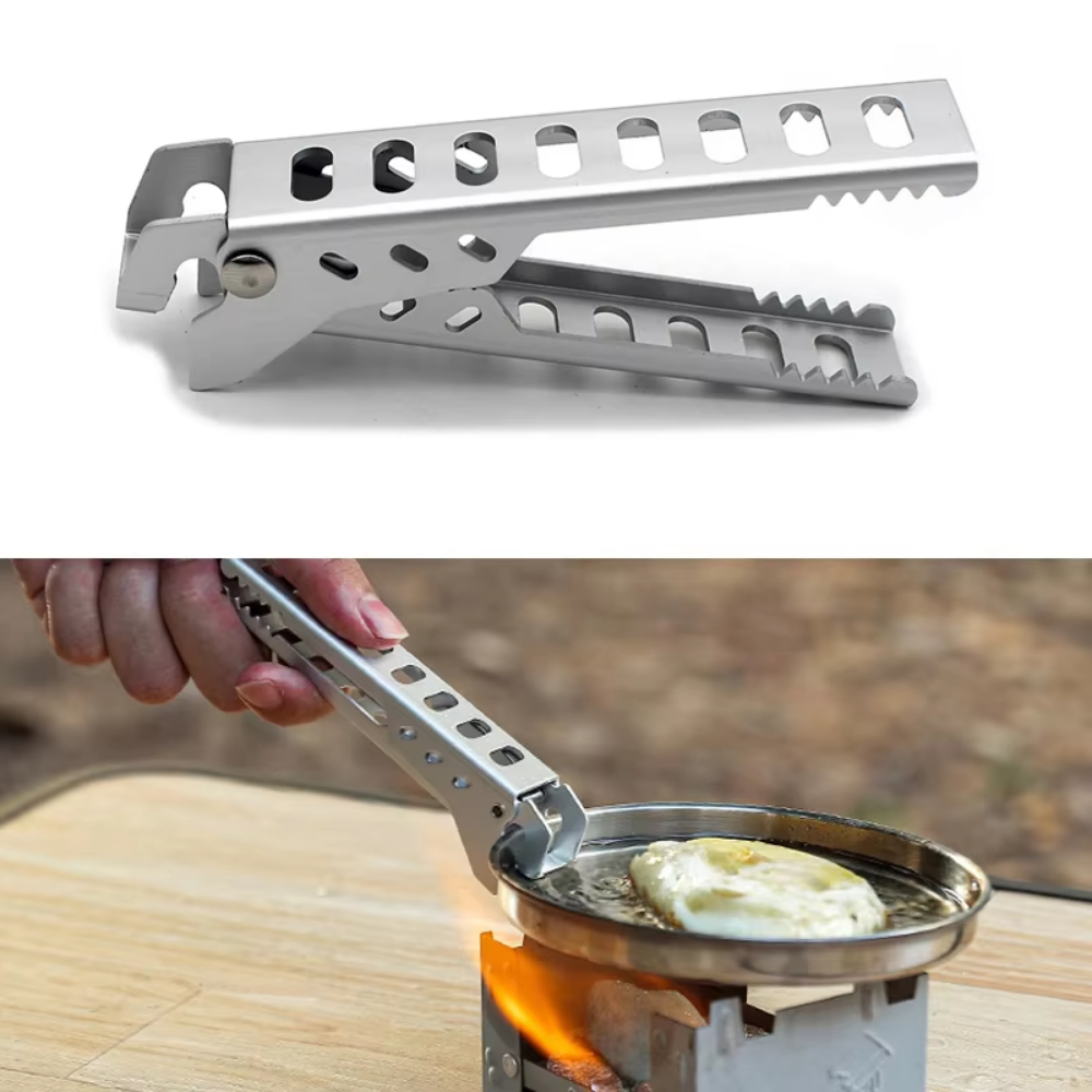 Clip de aleación anticaliente  - Camping Cooking Utensil Holder reseña y precio